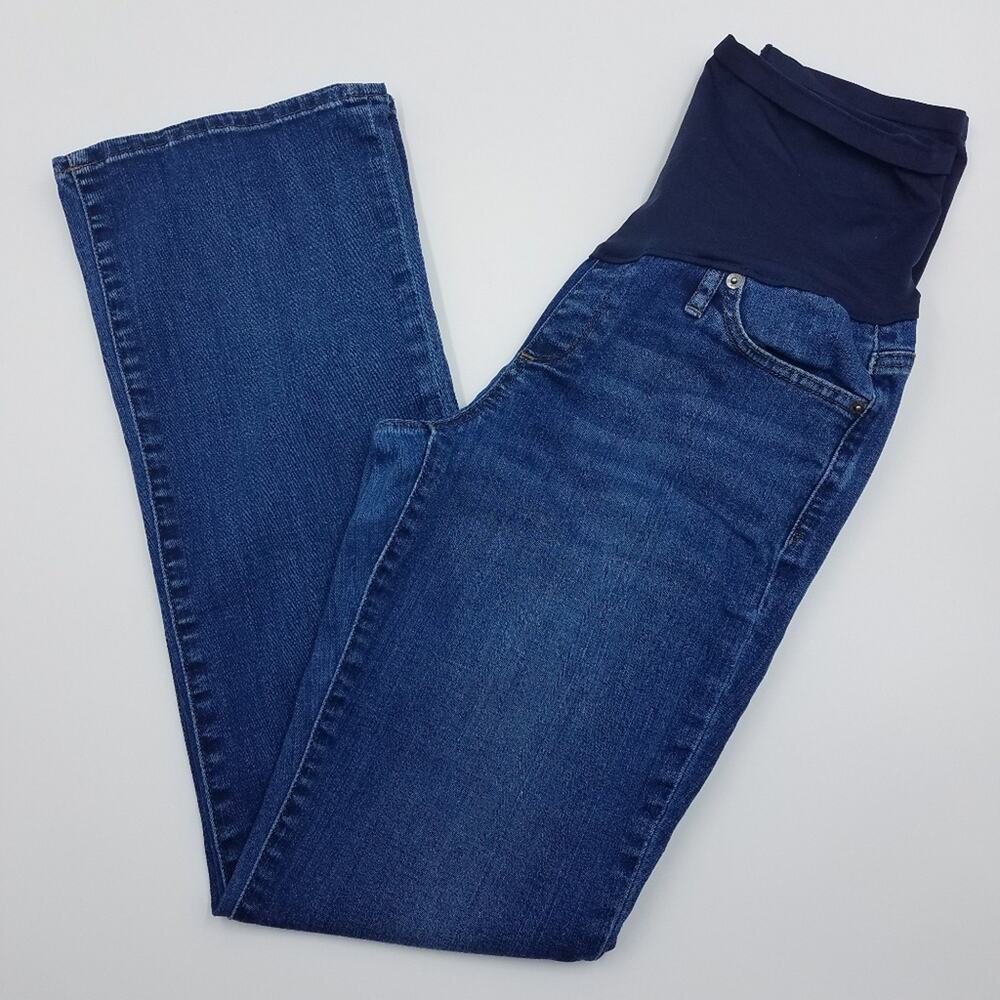 GAP Maternity Full Panel Perfect Boot Jeans Size 8